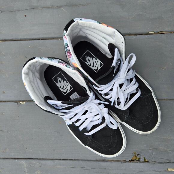 Van's SK8-Hi Garden Floral Women's Hi Top Sneaker - Picture 3 of 12